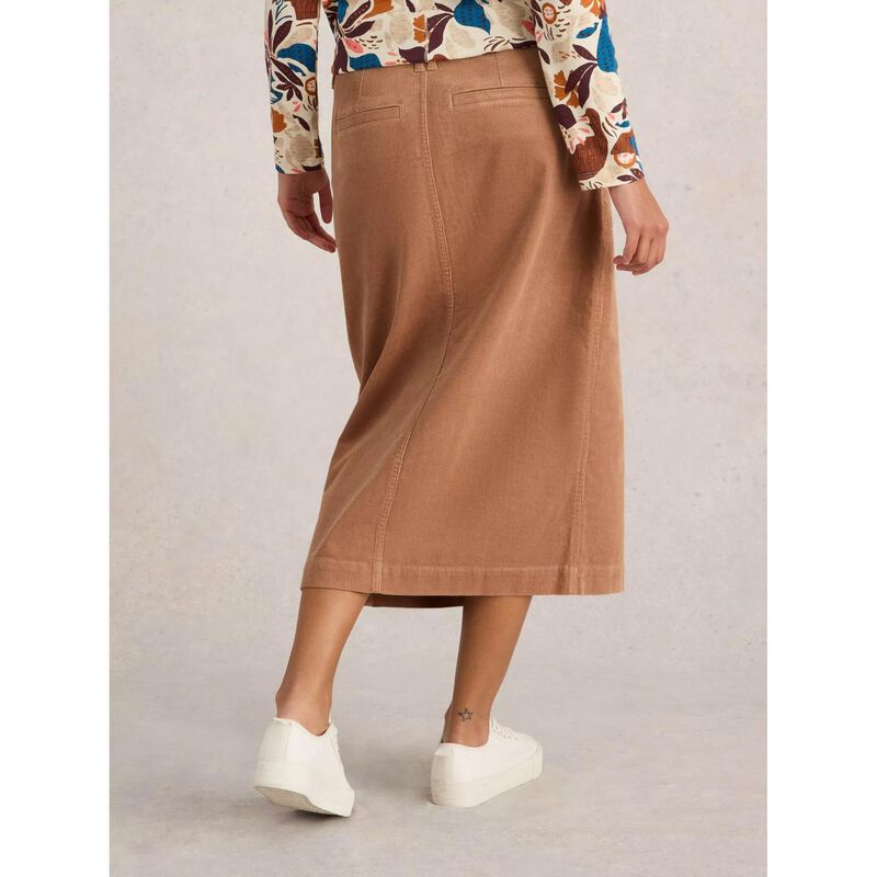 White Stuff Maren Organic Cord Skirt image number 1